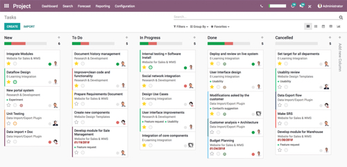 Odoo Proyectos
