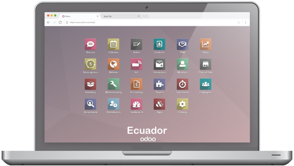 Portatil de Odoo Ecuador